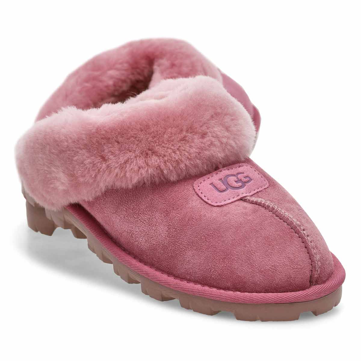 Women's Coquette Sheepskin Slipper - Dusty Orchid