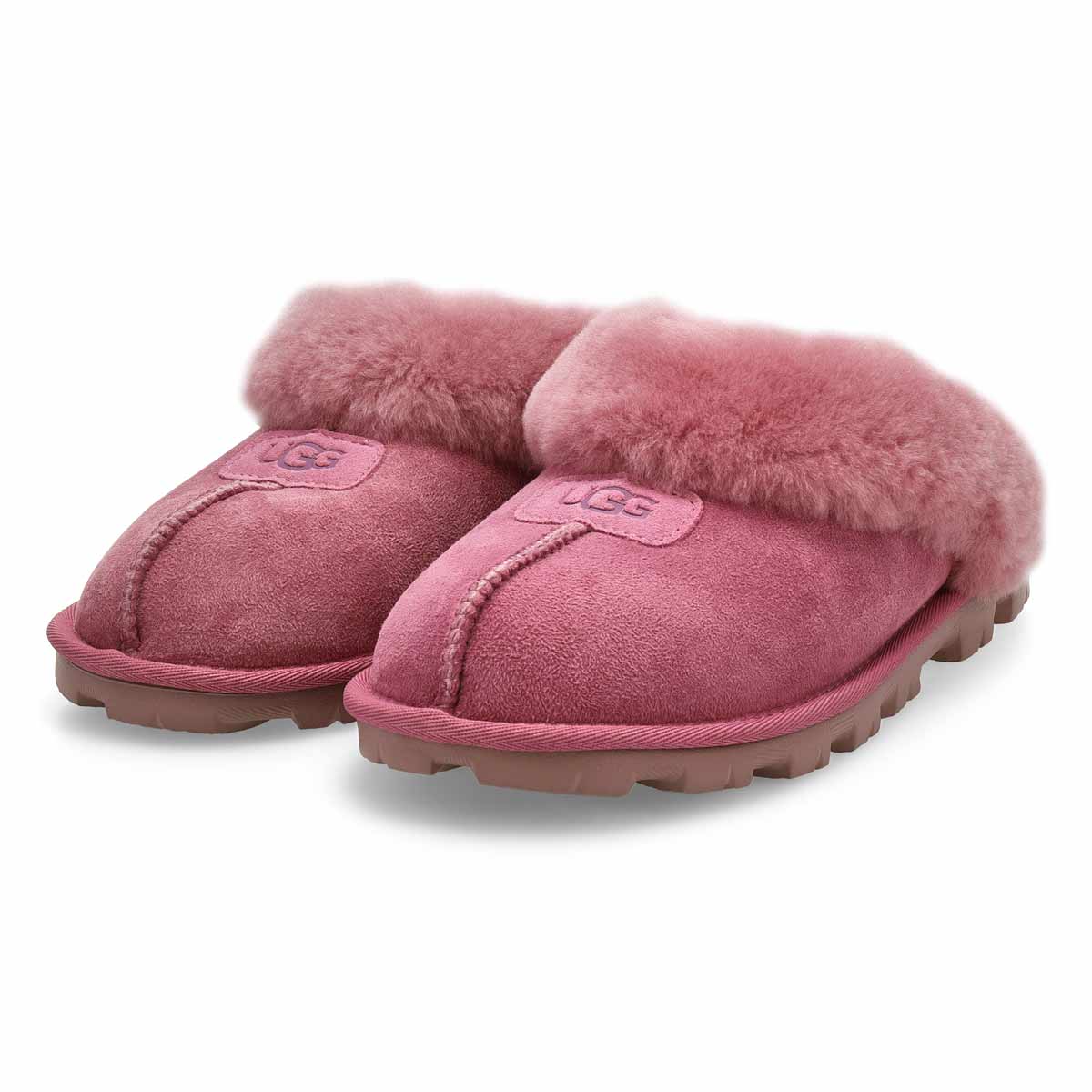Women's Coquette Sheepskin Slipper - Dusty Orchid