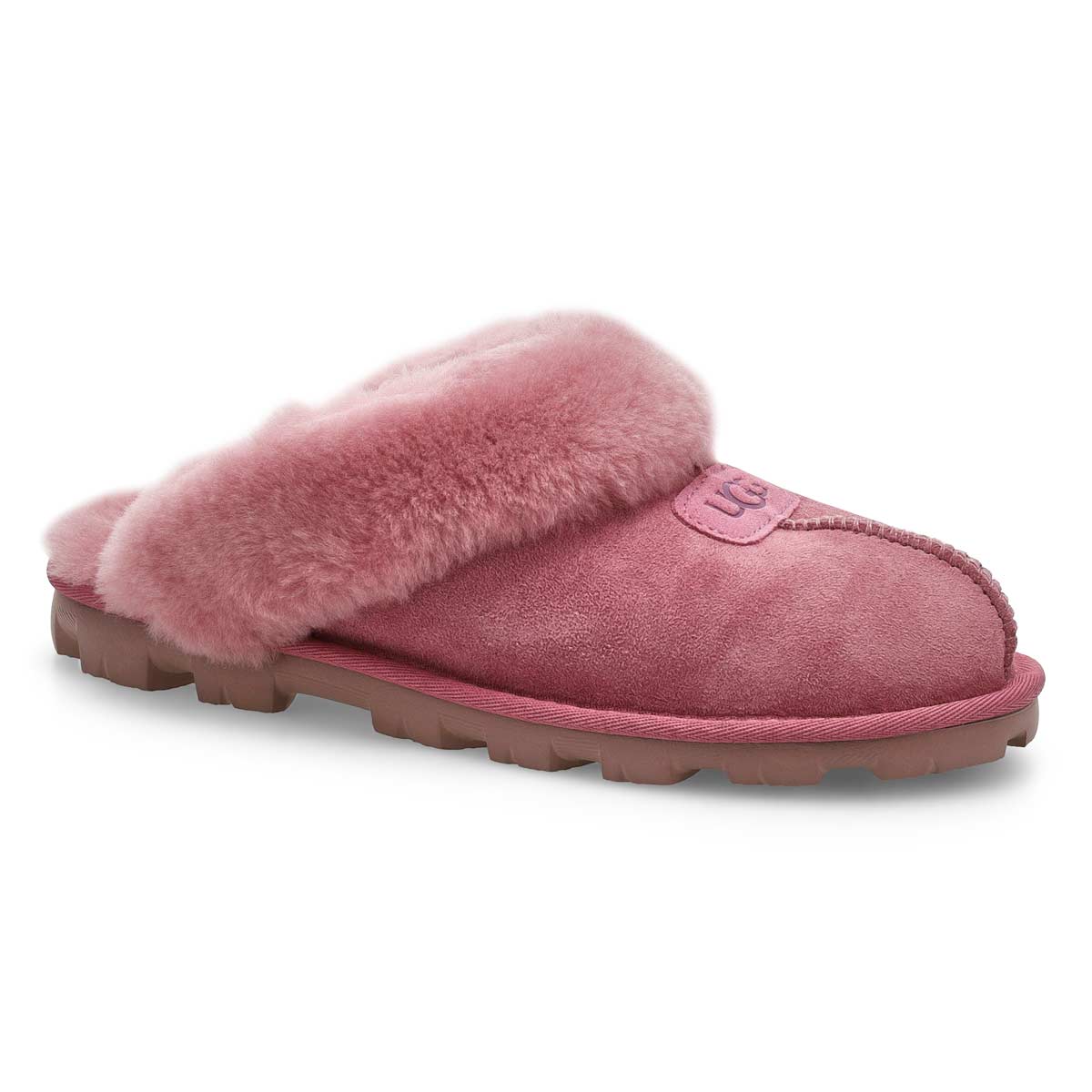 Women's Coquette Sheepskin Slipper - Dusty Orchid