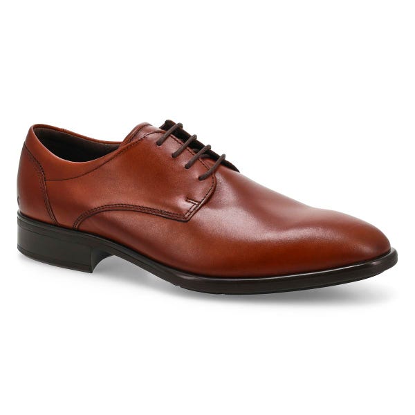Men's Citytray Plain Toe Dress Oxford - Cognac