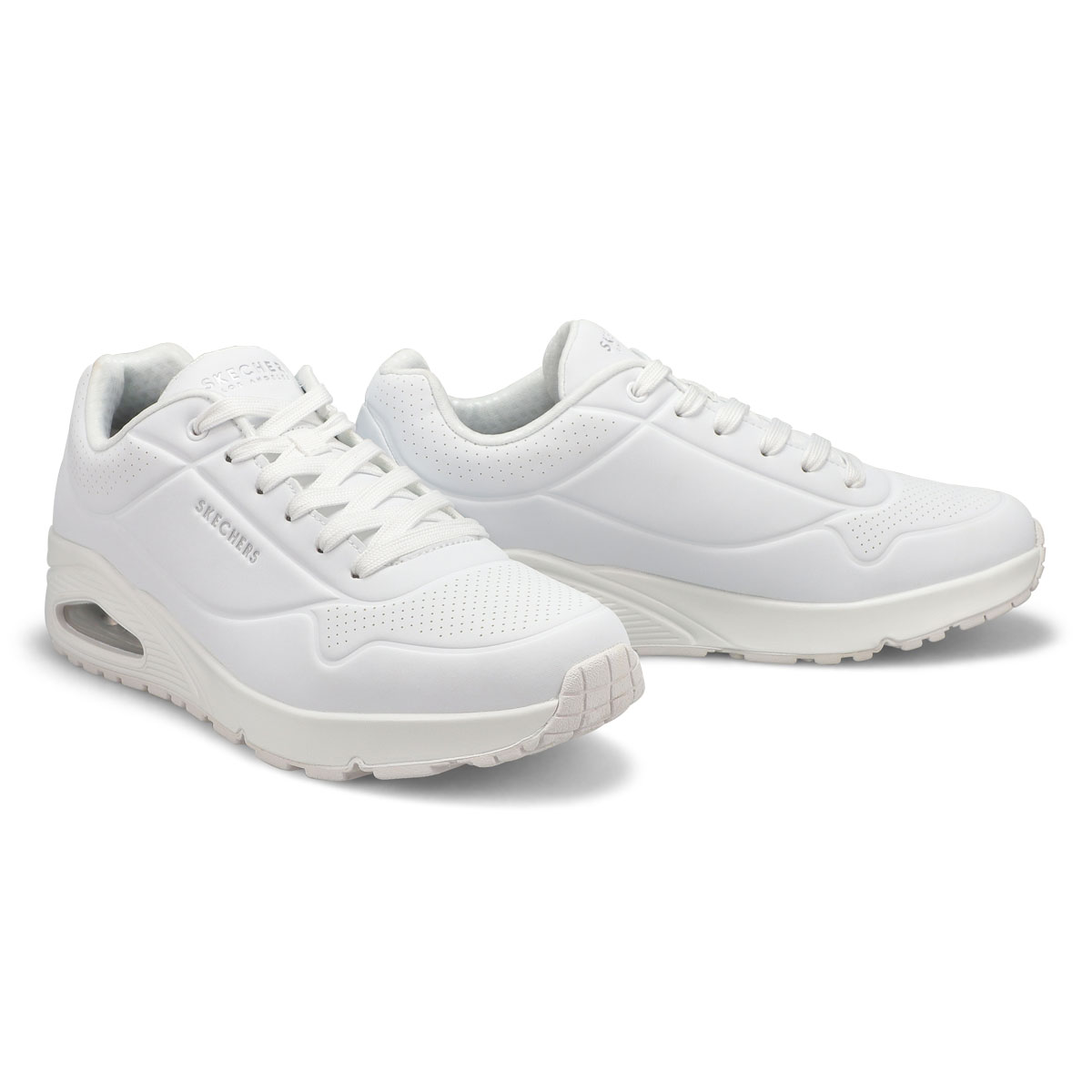 Men's Uno Stand On Air Sneaker- White/White