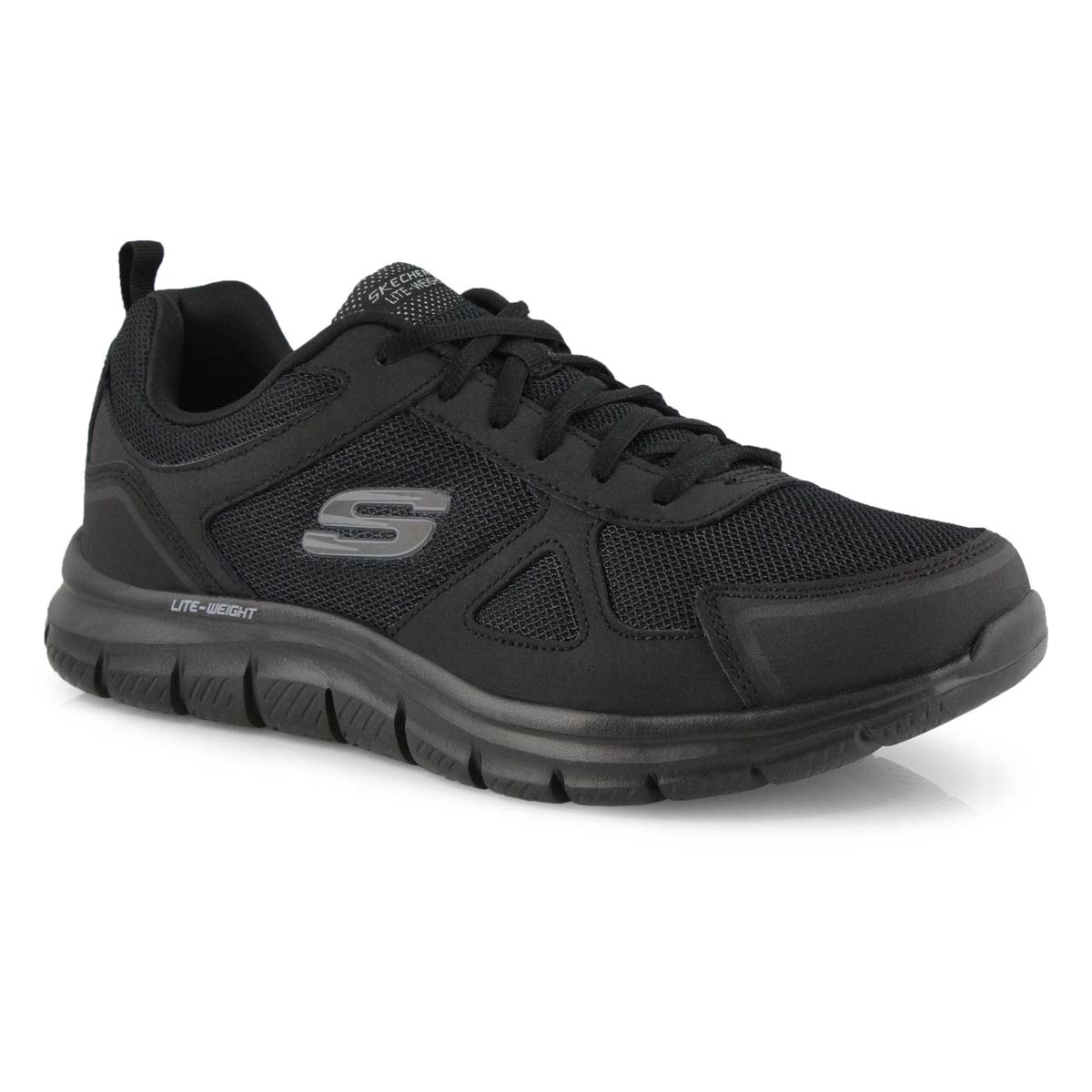 skechers track scloric trainers wide fit