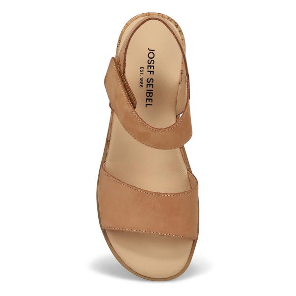 Sandale décontractée en nubuck WYATT 01, taupe, femmes
