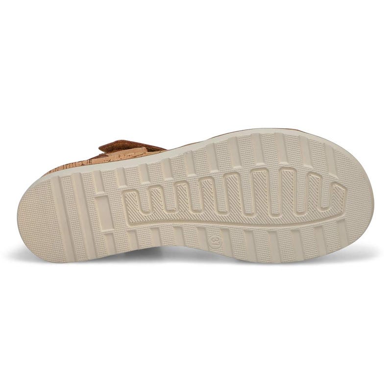 Sandale décontractée en nubuck WYATT 01, taupe, femmes