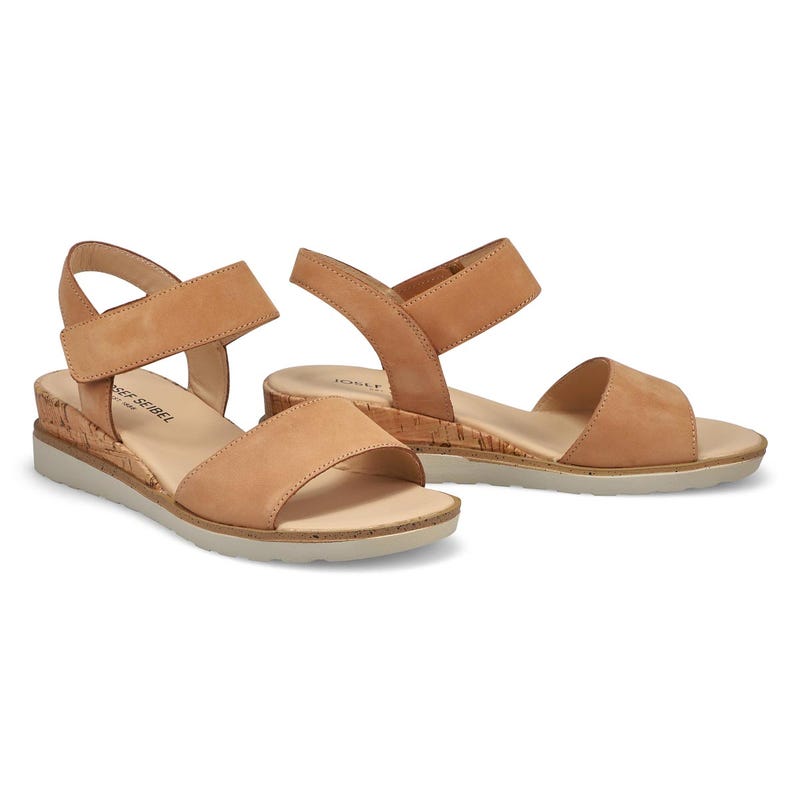 Sandale décontractée en nubuck WYATT 01, taupe, femmes