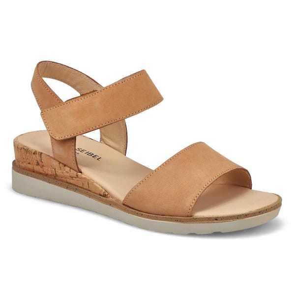 Sandale décontractée en nubuck WYATT 01, taupe, femmes