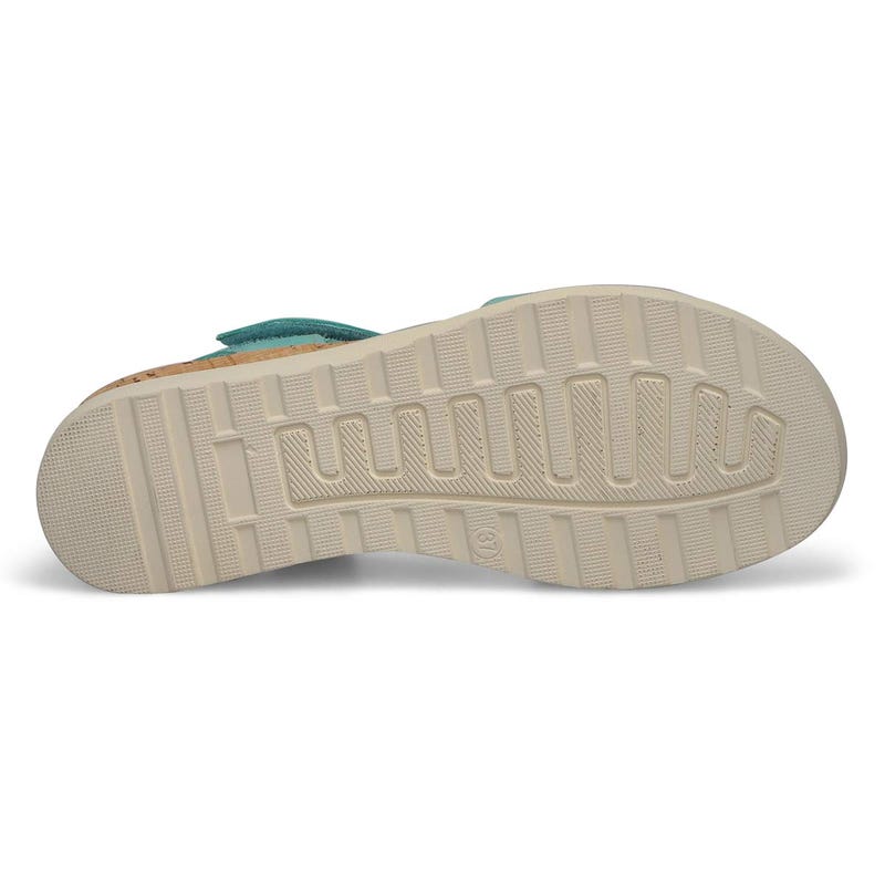 Sandale décontractée en nubuck WYATT 01, turquoise, femmes