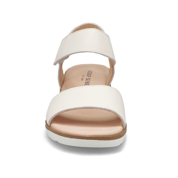 Sandale décontractée en cuir WYATT 01, blanc, femm