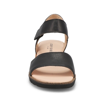 Women's Wyatt 01 Casual  Leather Sandal - Black