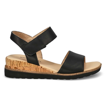 Women's Wyatt 01 Casual  Leather Sandal - Black