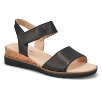 Women's Wyatt 01 Casual  Leather Sandal - Black