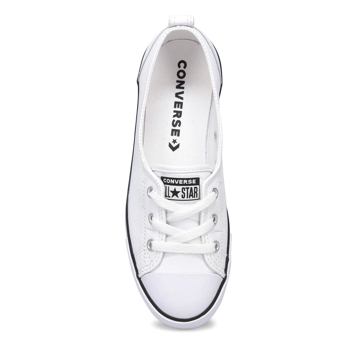 black leather converse ballet