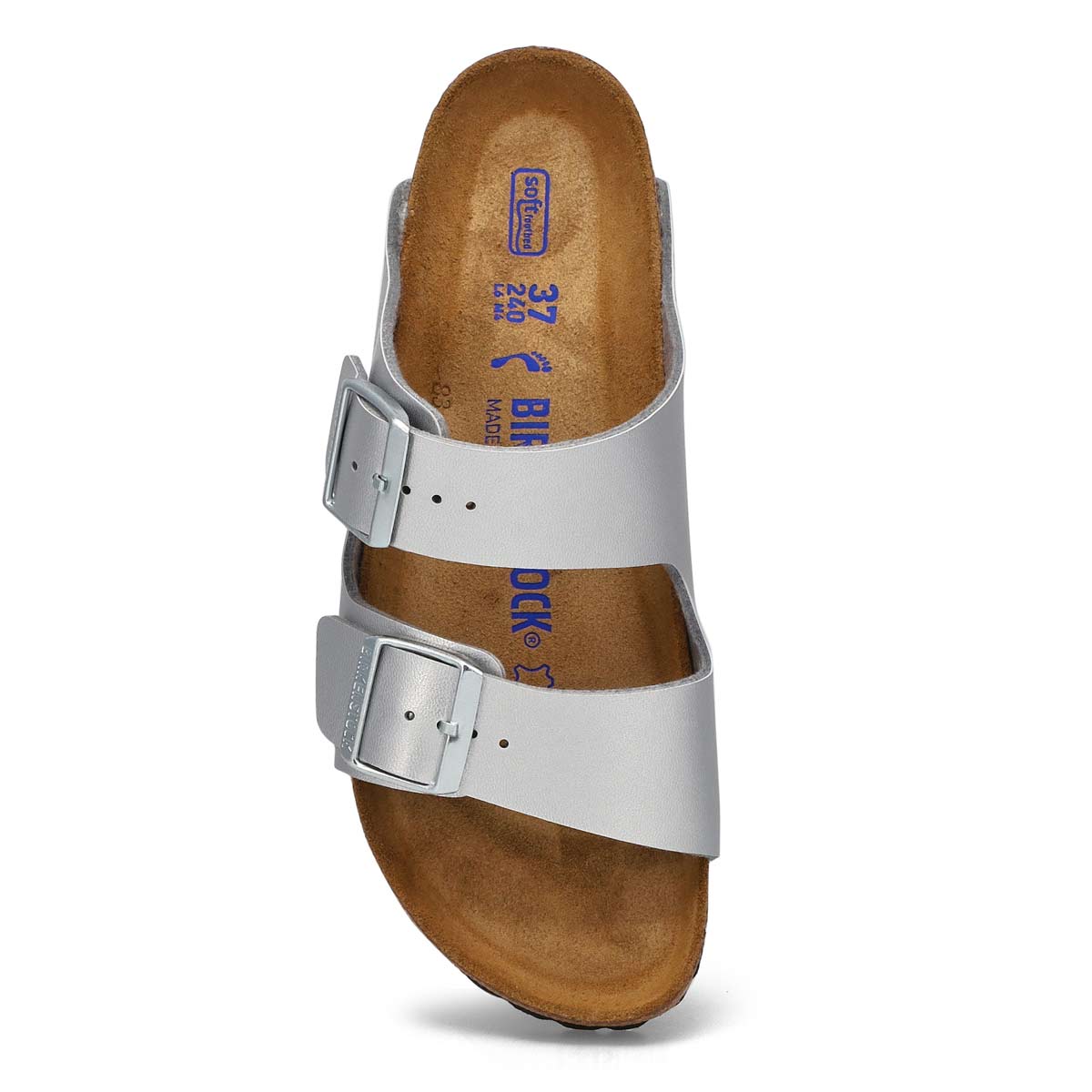 Women's Arizona SF Sandal - Silver -NARROW