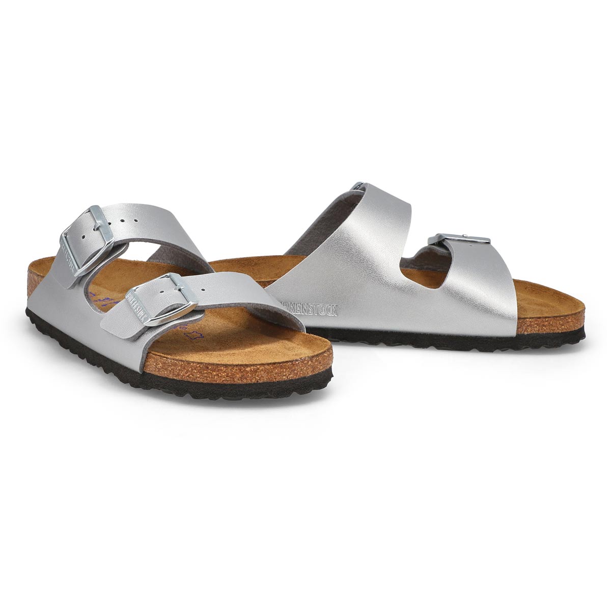 Women's Arizona SF Sandal - Silver -NARROW