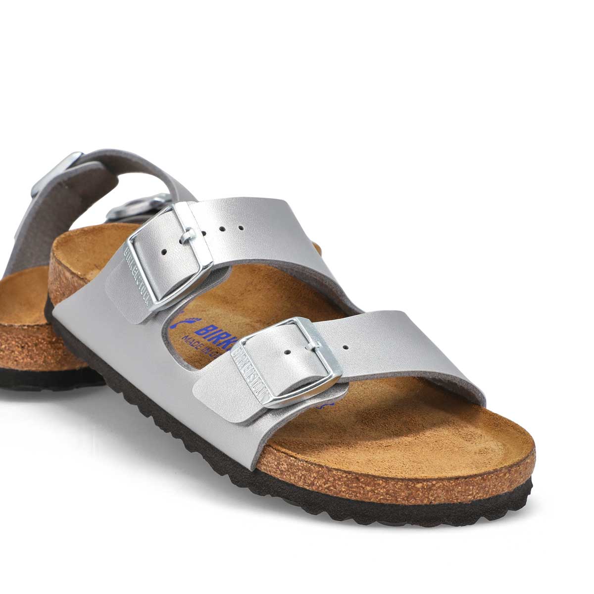 Women's Arizona SF Sandal - Silver -NARROW