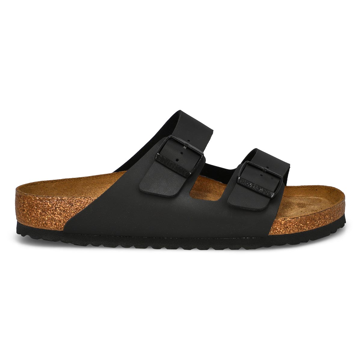 Men's Arizona Soft Birko-Flor 2 Strap Sandal - Black