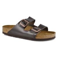 Men's Arizona Soft Leather 2 Strap Sandal - Brown