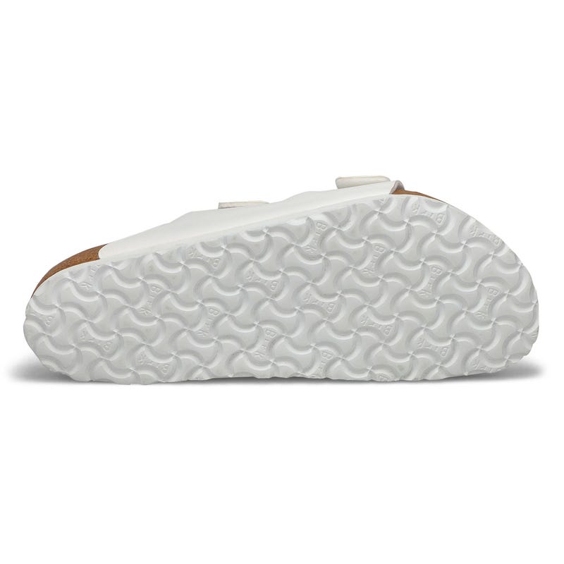 Sandale à 2 brides ARIZONA BIRKO-FLOR, blanc, hommes