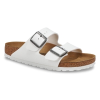 Women's Arizona Birko-Flor 2 Strap Sandal - White