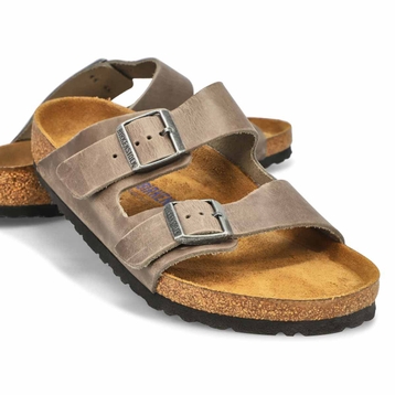 Men's Arizona Soft Oiled Leather 2 Strap Sandal - 