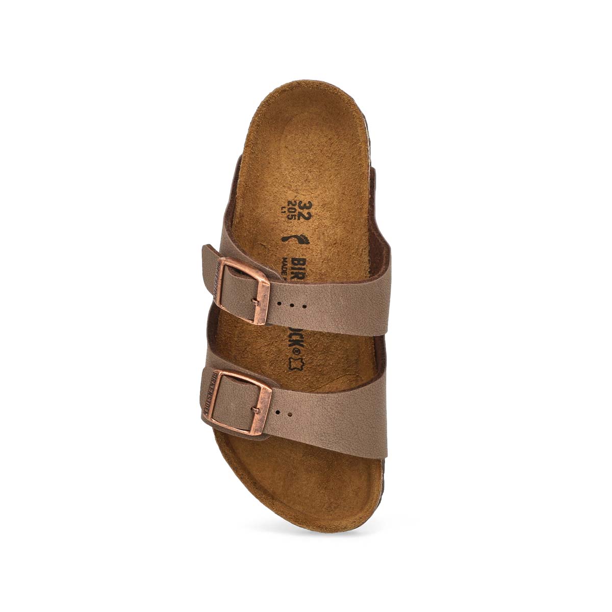 Kids' Arizona Birko-Flor Narrow Sandal - Mocha