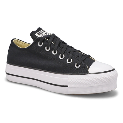 Baskets à plateforme Chuck Taylor All Star Lift, noir/blanc, femmes