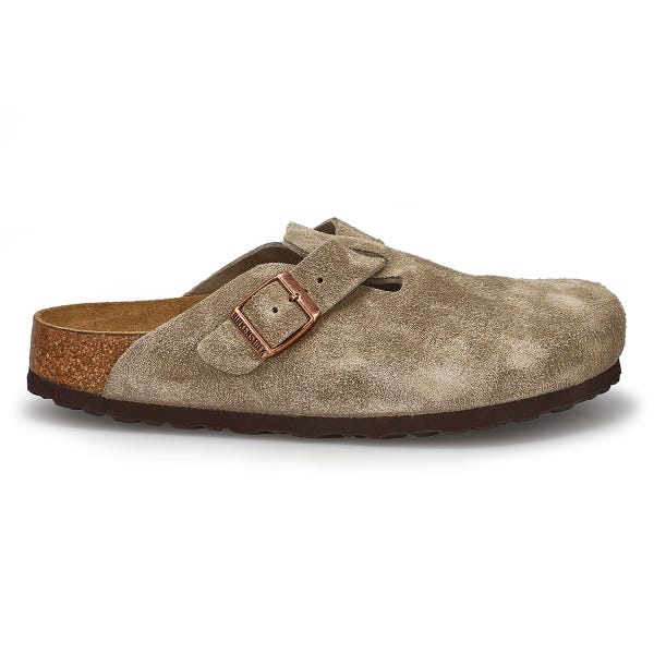 Sabot étroit avec assise souple BOSTON SOFT FOOTBED, taupe, femmes