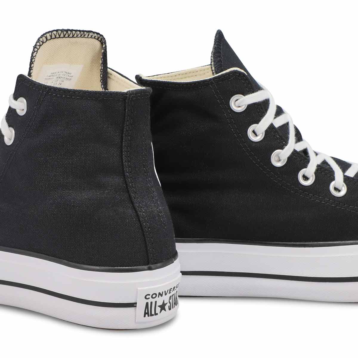 Baskets hautes à plateforme CHUCK TAYLOR ALL STAR HI PLATFORM, noir, femmes