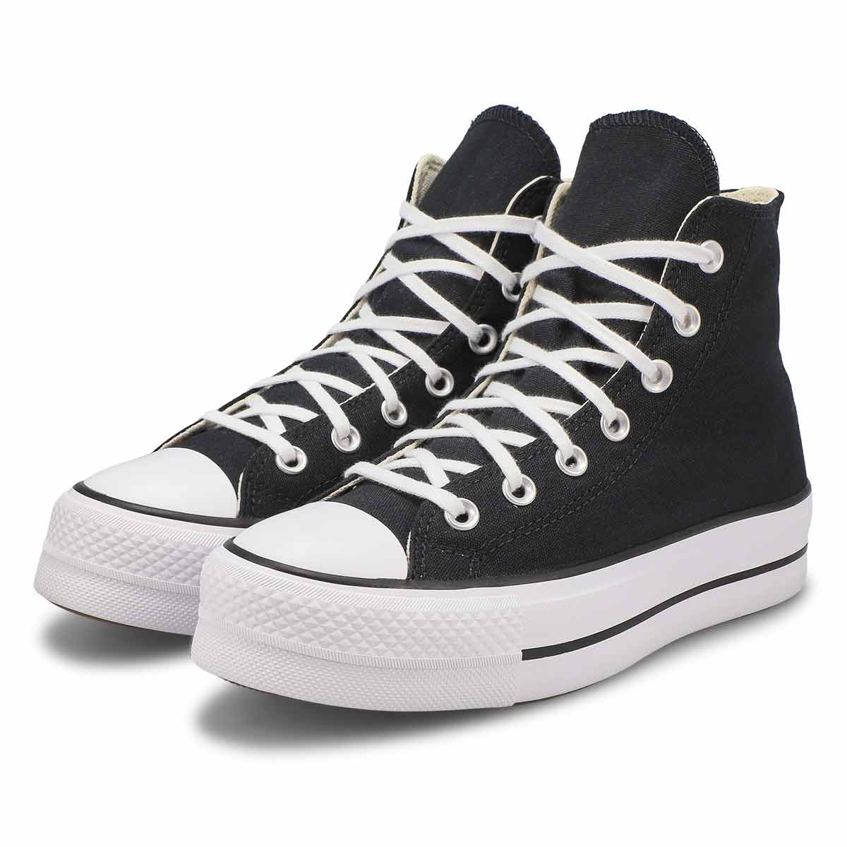 Women's Chuck Taylor All Star Lift Hi Top Platform Sneaker - Black