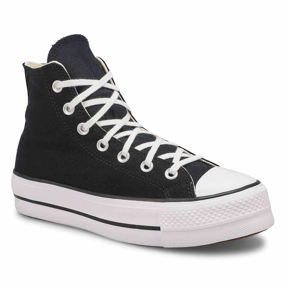 Black Converse Womens Chuck Taylor All Star High Top Platform Sneaker, Womens