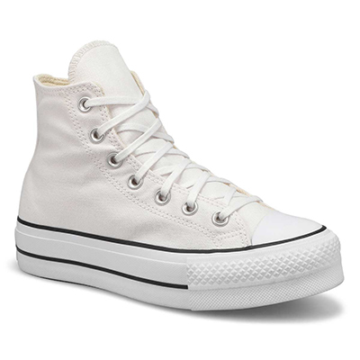 Lds Chuck Taylor All Star Lift Hi Top Platform Sneaker - White