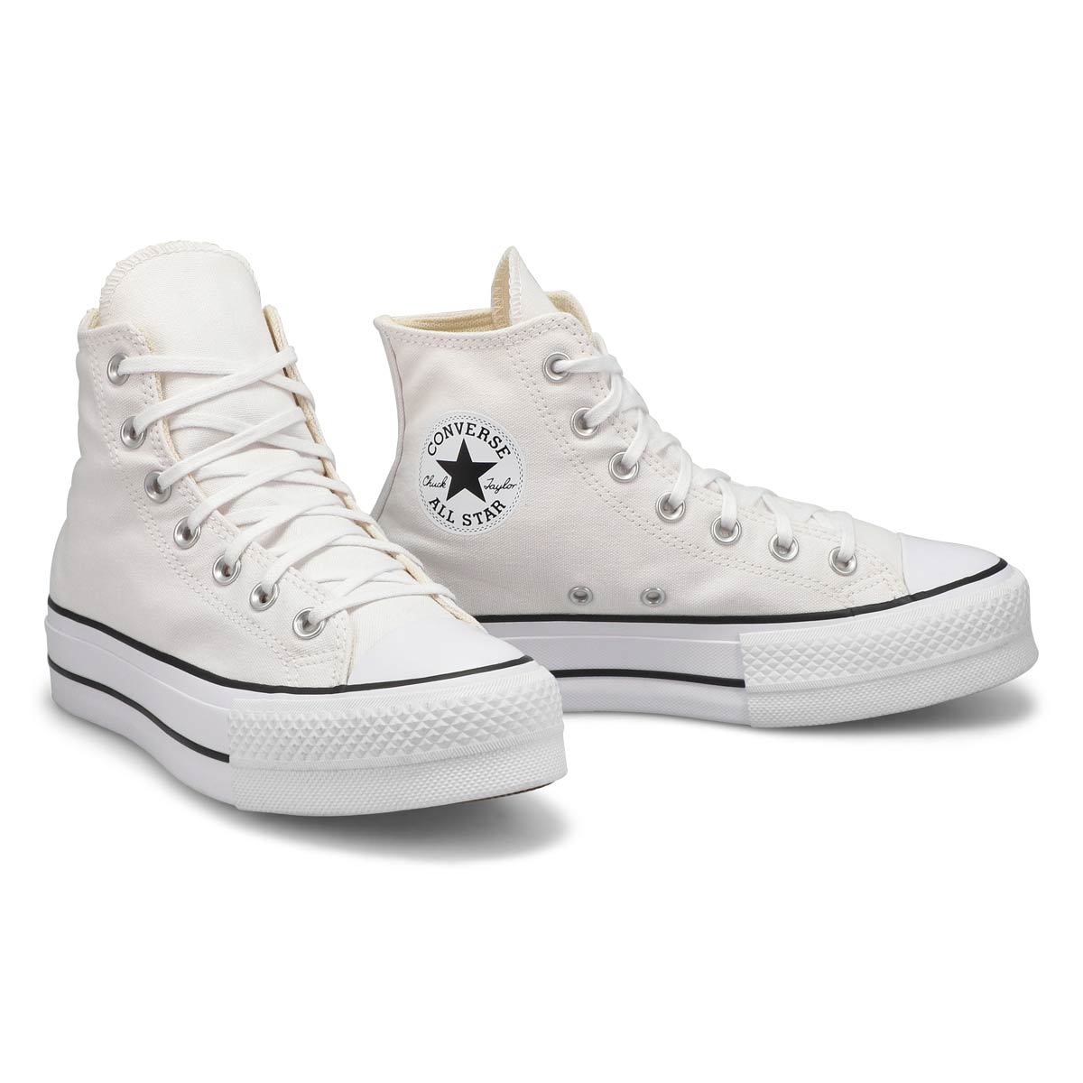 Black Converse Womens Chuck Taylor All Star High Top Platform Sneaker, Womens