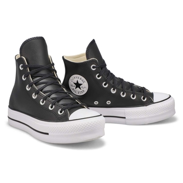 Women's Chuck Taylor All Star Lift Hi Leather Plat