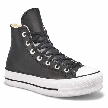 Women's Chuck Taylor All Star Lift Hi Leather Plat