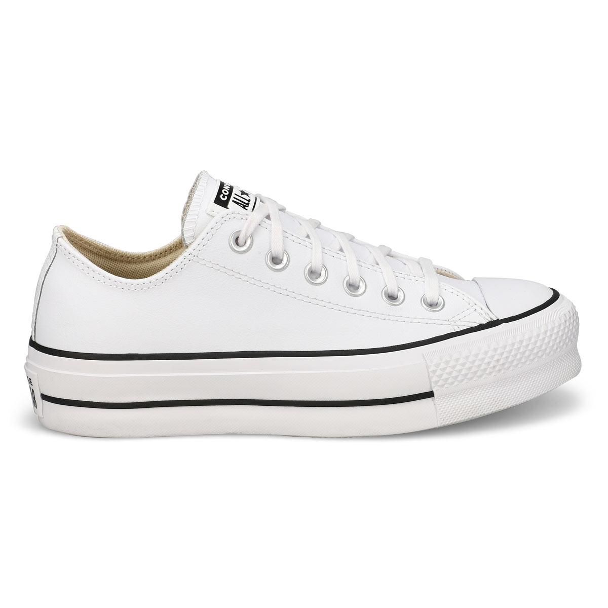 Women's Chuck Taylor All Star Lift Clean Leather Platform - White