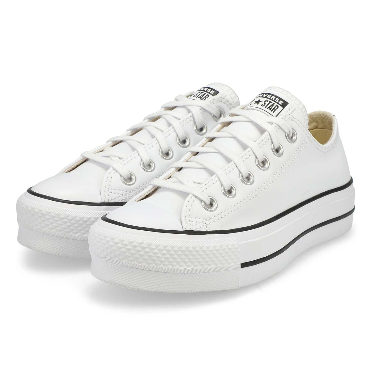 Women's Chuck Taylor All Star Lift Clean Leather Platform - White