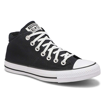 Lds Chuck Taylor All Star Madison True Faves Sneaker - Black/White