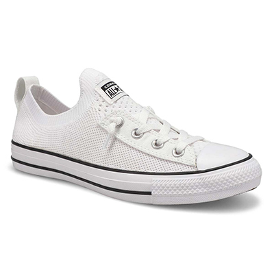 Lds Chuck Taylor All Star Shoreline Knit Sneaker - White