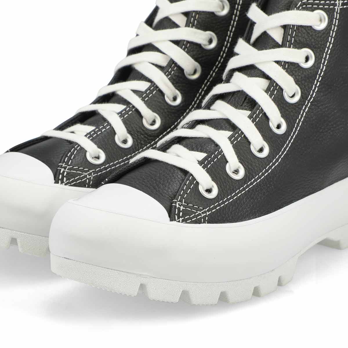 lugged high top converse
