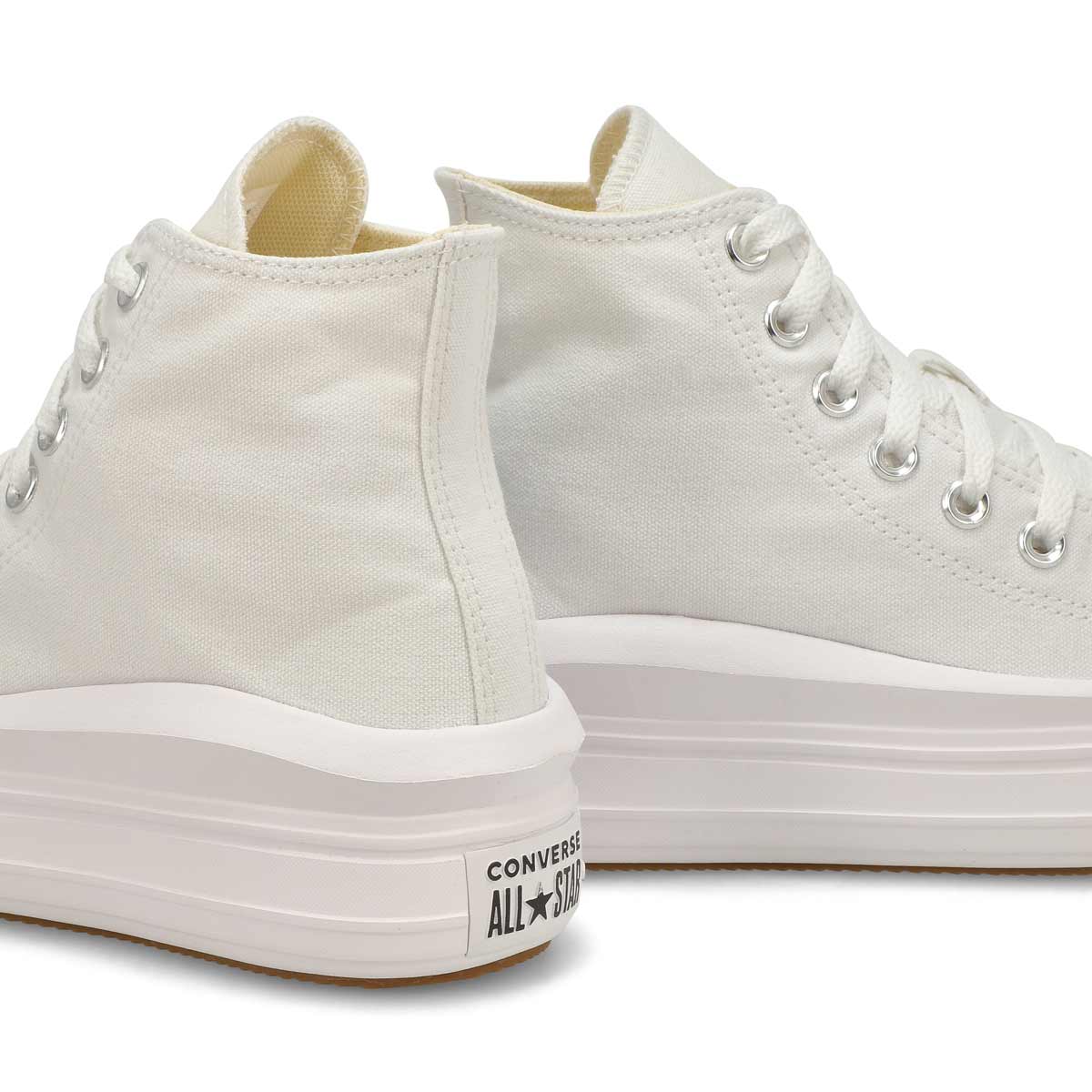 Baskets hautes à plateforme CHUCK TAYLOR ALL STAR MOVE HI, blanc/blanc, femmes