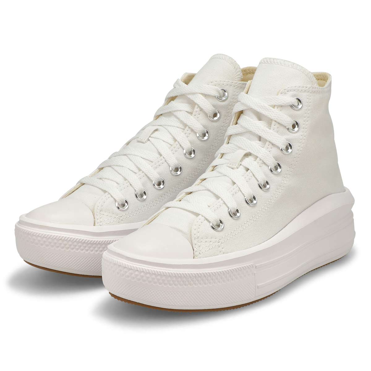 Baskets hautes à plateforme CHUCK TAYLOR ALL STAR MOVE HI, blanc/blanc, femmes