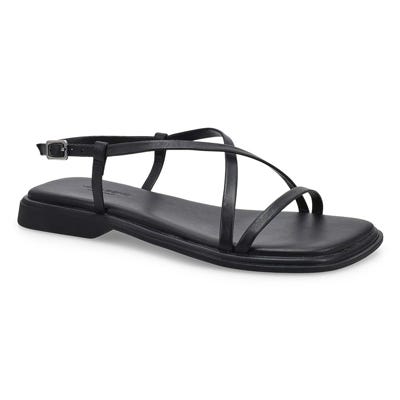 Lds Izzy Casual Thong Sandal - Black