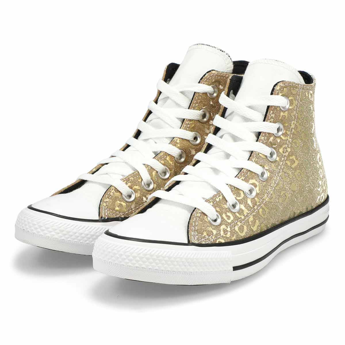 All Star Leopard Glitter Hi 