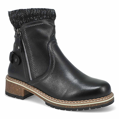 Lds Waylynn 01 Waterproof Ankle Boot - Black