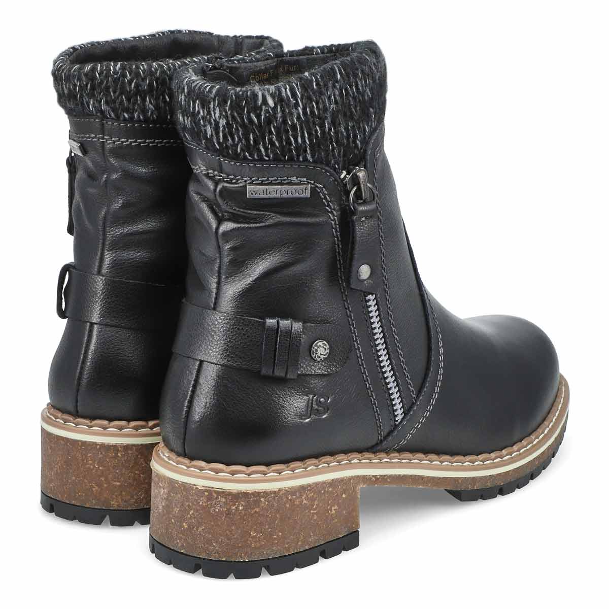 Bottine imperméable Waylynn 01, noir, femmes