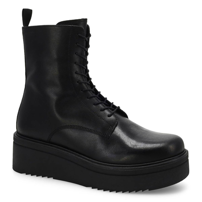 Lds Tara Lace Up Boot - Black