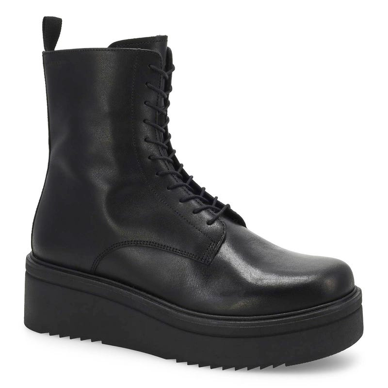 Women's Tara Lace Up Boot - Black
