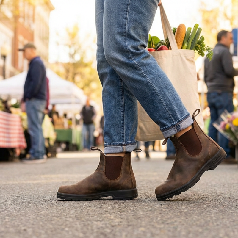 Unisex 585 Classic Chelsea Boot - Rustic Brown