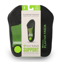 Support d'arche 3/4 PLANTAR FASCIA, noir, femmes