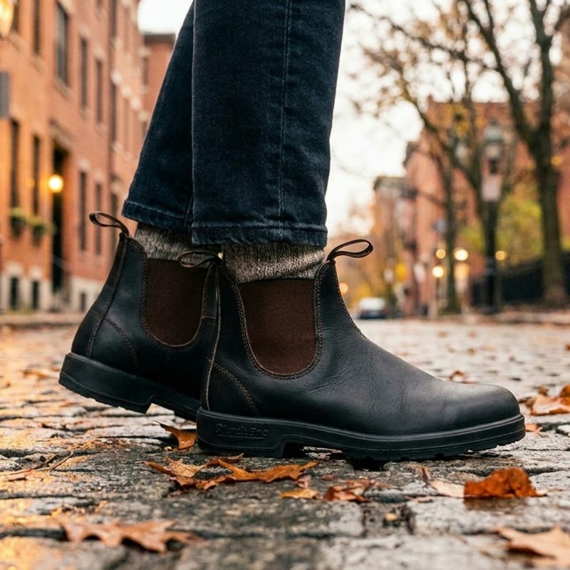 Botte Chelsea 587 CLASSIC, noir rustique, unisexe